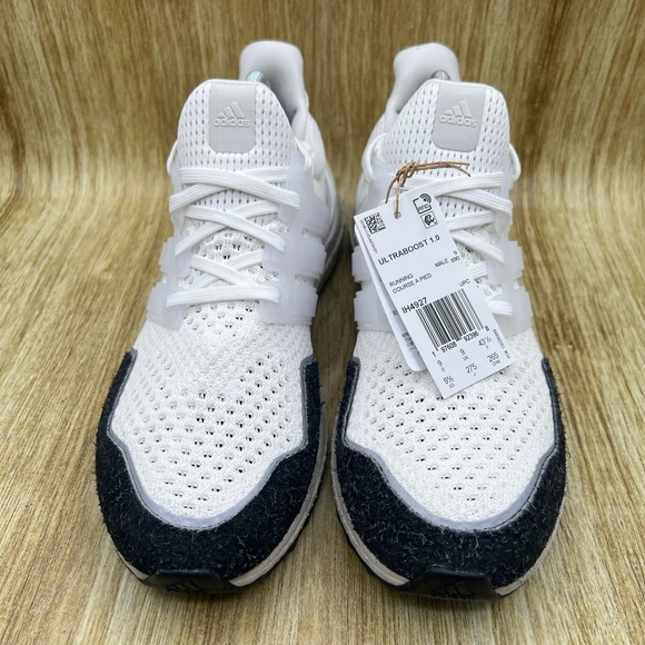 Adidas Ultraboost 1.0 Men\'s Size 9.5 White Black Shoes‎ Sneakers IH4927 NEW main image 8